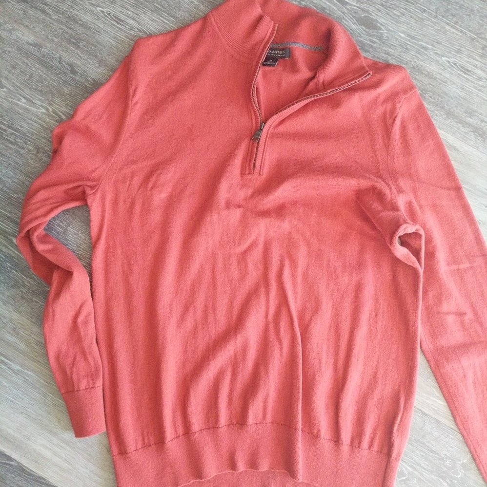 Banana Republic Men's 1/4 Zip Sweater